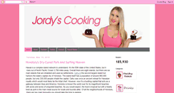 Desktop Screenshot of jordyscooking.com