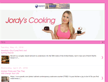 Tablet Screenshot of jordyscooking.com